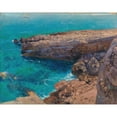 thumbnail image 3 of Hans Wilt 18x15 Black Modern Framed Museum Art Print Titled - A Rocky Coast, in the Background a Sailing Boat (1902), 3 of 5