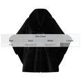 thumbnail image 3 of Fewfanhot Women Faux Fur Trim Cardigan Cloak Tweed Poncho Cape, Thick Warm Lined Wrap Coat for Fall Winter, 3 of 5