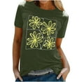 thumbnail image 2 of Shirts for Women Short Sleeve Trendy Womens Tops Trendy Oversize Gym T-Shirts for Women Graphic Tee Shirts, 2 of 5