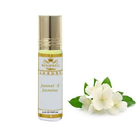 DugRaj Attar's Jannat-E-Jasmine Eau De Perfume Attar For Men & Women 9ml, 0.3 Fl.oz. | Non Alcoholic Perfume Attar | Premium Fragrance - Long Lasting Unisex Attar | With Fresh & Floral Notes