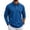 Blue, variant on Bbyeadc Men's Long Sleeve Polo Shirt Loose Fit Casual Classic Comfortable Soft Lightweight Relaxed Everyday for Daily Wear,Blue(M)