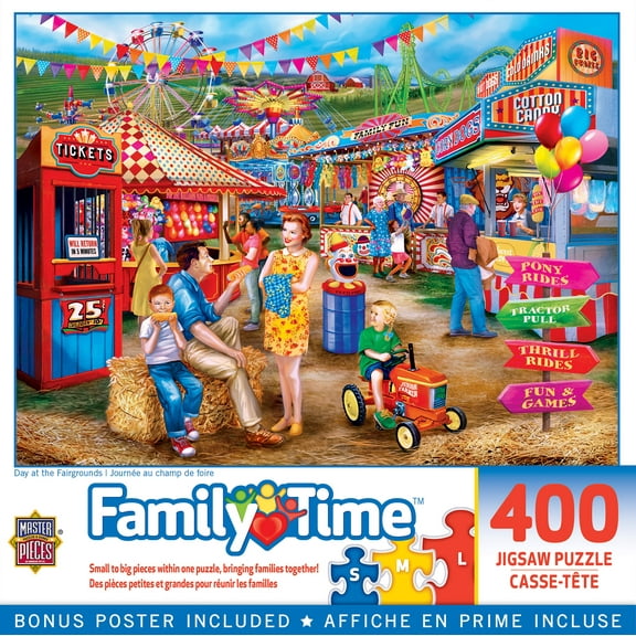 Family Time - Day at the Fairgrounds 400 Piece Puzzle