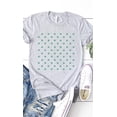 thumbnail image 3 of Clover Pattern Graphic Tee T-Shirt, 3 of 10