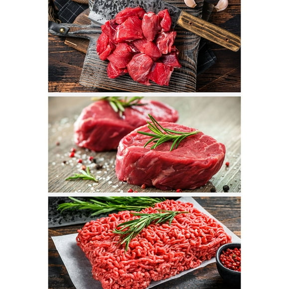 Crescent Foods Halal Premium Beef Curated Box, Frozen, 9 lbs.