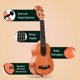 thumbnail image 4 of Reposabrazos MORSE para ukelele soprano para principiantes con accesorios, 4 of 7