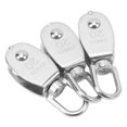 thumbnail image 3 of 3PCS Single Pulley Block Stainless Steel 360° Rotating M20 Hanging Wire Towing Wheel for Crane, 3 of 14