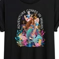 thumbnail image 3 of Disney - Adventure Comes In Waves - Women's Oversized T-Shirt, 3 of 5
