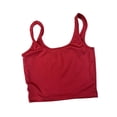 thumbnail image 2 of Top corto Y2K perfecl Chaleco de Moda Tirantes Anchos Rojo, 2 of 8
