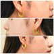 thumbnail image 4 of JeenMata Conjunto Elegante de 3 Aros Múltiples para Mujer, Chapado en Oro Amarillo, 4 of 5