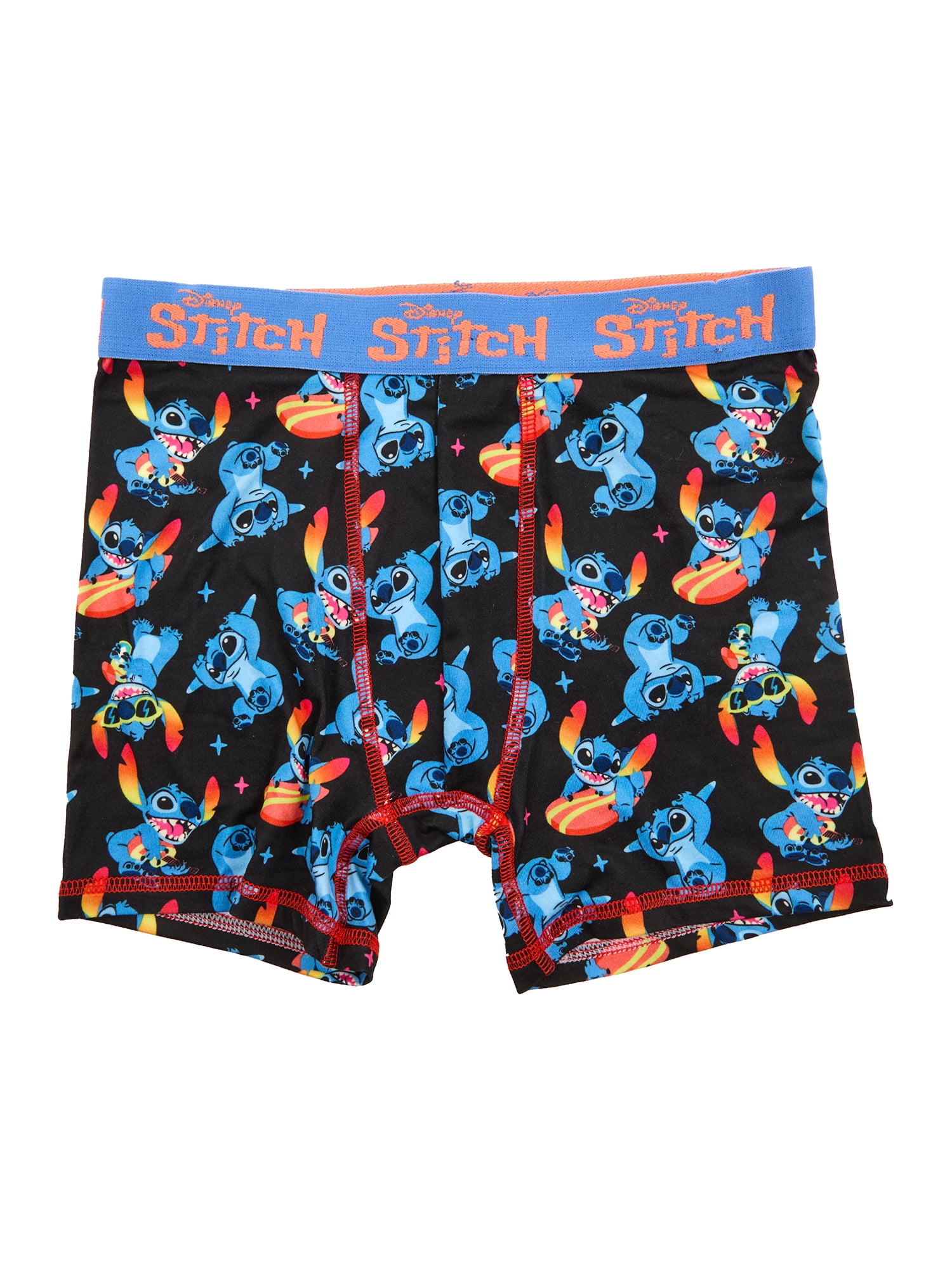Lilo & Stitch Boys Boxer Brief Underwear, 4-Pack, Sizes XS-XL