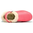thumbnail image 3 of Men's Women's Lined Clogs Winter Slippers House Slippers Plush Fleece Garden Shoes Home Shoes Slip On Warm Indoor Outdoor Pink, 3 of 6