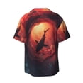 thumbnail image 2 of Haiem Shark Underwater Vortex Men's Casual Shirts Short Sleeve Button Down Shirts Fashion Textured Summer Beach Shirt-3X-Large, 2 of 7