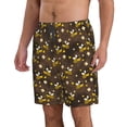 thumbnail image 2 of Balery Flying Furry Honey Bees Traje de Baño Estilo Hawaiano para Hombre, Shorts de Secado Rápido con Bolsillos-Large, 2 of 6
