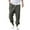 Grey, variant on Men's Casual Pants Mens Casual Leggings Japanese Retro Style Loose Solid Color Pants Black 5XL