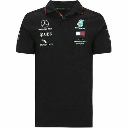 Mercedes Benz AMG Petronas F1 2020 Men's Team Polo Black/White