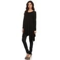 thumbnail image 3 of Women's Trendy Style Long Sleeves Solid Tunic Top, 3 of 4