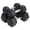 specs: 100 lb set (15*2 + 35*2), variant on Rubber/PVC Coated Hex Dumbbell Set, Cast Iron Fixed Weights - Anti-Roll Heads, Non-Slip Knurled Grip - Home Gym Strength Training for Men & Women - 80 lbs pack (2*40)