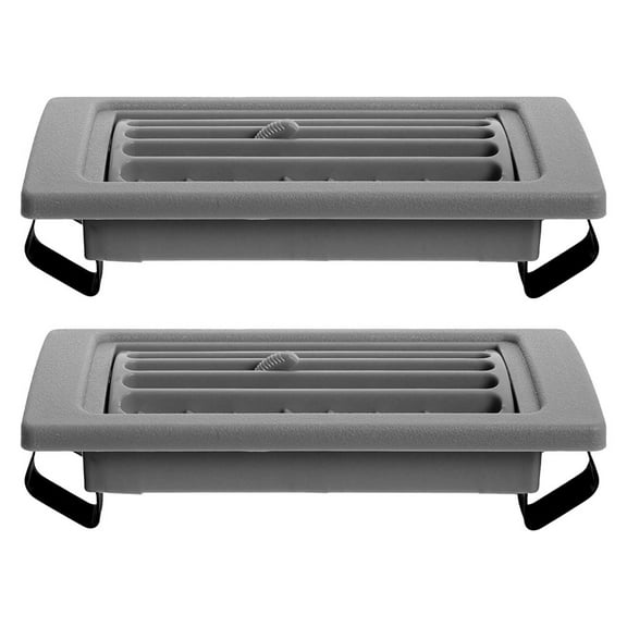 2pcs Car Air Conditioning Vent Covers for Buses Adjustable Clip On Design Enhances Rear Seat Airflow