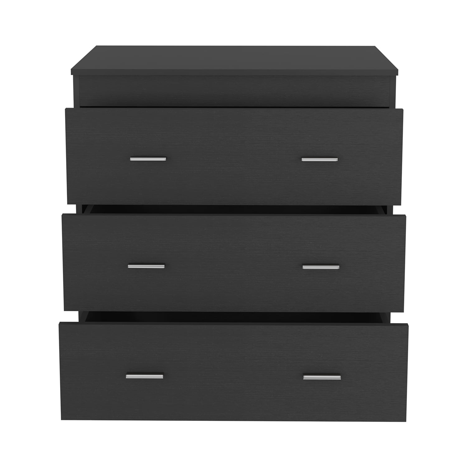 Kadyn Three Drawer Dresser Litress, Nursery Dresser with Metal Handles, Black Chest of Drawers for Bedroom,Storage Cabinet Kadyn Three Drawer Dresser Litress, Nursery Dresser with Metal Handles, Black Chest of Drawers for Bedroom,Storage Cabinet