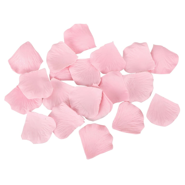 ASHOPZ Pink Petals for Wedding Separated 1000 Pieces Rose Petal Hotel Room  Decor for Romantic Night Fake Artificial Flower Petals for Valentine  Day,Party Decoration 