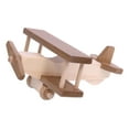 thumbnail image 2 of AmishToyBox.com Wooden Airplane Toddler Toy, Kid Safe Finish Red Stain, 2 of 6