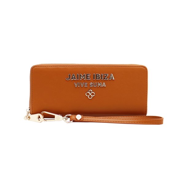 JAIME IBIZA Cartera Grande Sencilla JI451 Para Mujer Ligera y Comoda caqui Grande