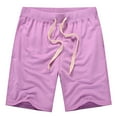 thumbnail image 1 of Dagugfen Athletic Shorts for Men Summer Elastic Waist Solid Color Loose Comfy Workout Running Shorts, 1 of 5