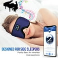 thumbnail image 6 of MUSICOZY Sleep Headphones Bluetooth Headband Breathable 3D Sleeping Headphones, Wireless Music Eye Mask Sleep Earbuds for Side Sleepers Women Office Air Travel Cool Tech Gadgets Unique Gifts, 6 of 7