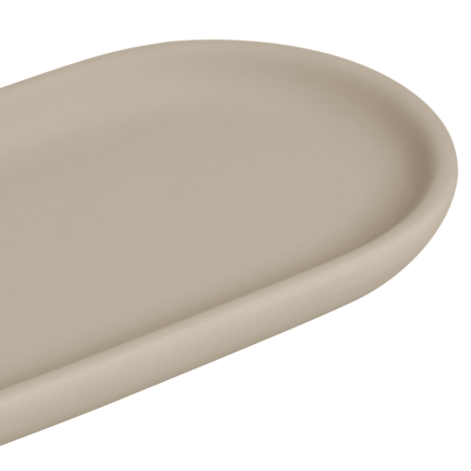 Mainstays Soft Touch Ceramic Tray Tan