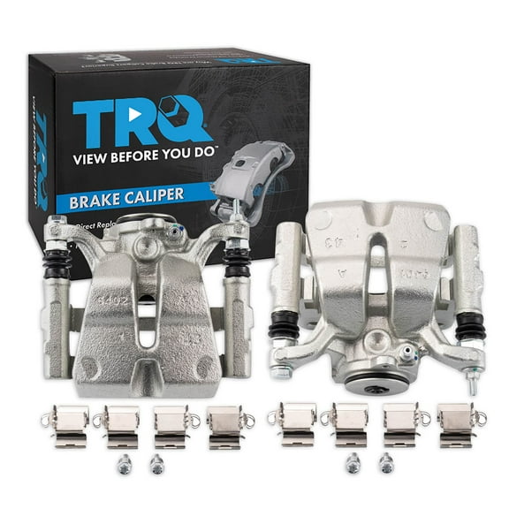 TRQ Rear Brake Caliper Set Compatible with 2014-2020 Jeep Cherokee