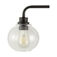 thumbnail image 5 of JONATHAN Y Sandrine 26.25" 3-Light Iron/Seeded Glass Cottage Rustic LED Vanity Light, Oil Rubbed Bronze, 5 of 6