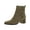 Sand, variant on Womens Moore Faux Leather Block Heel Ankle Boots