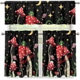 thumbnail image 4 of Mushroom Kitchen Curtains and Valances Set,3 Piece Small Window Valance Sets Treatment Drapes for Kitchen, Bedroom, Living & Dining Room by Achim Home Decoration, 4 of 6