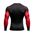 thumbnail image 3 of Mens Athletic Long Sleeve Compression Shirt Quick Dry Rash Guard Base Layer for Men Gym Running Workout Training T Shirt Top, 3 of 4