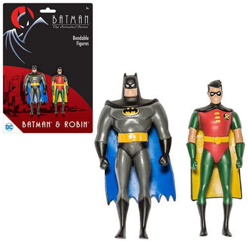 batman and robin bendable figures