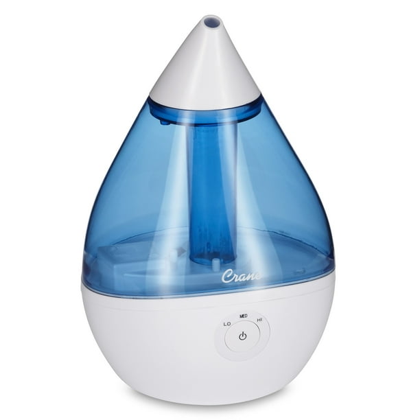 Crane EE-5302 1/2 Gallon Ultrasonic Cool Mist Drop Humidifier - Walmart