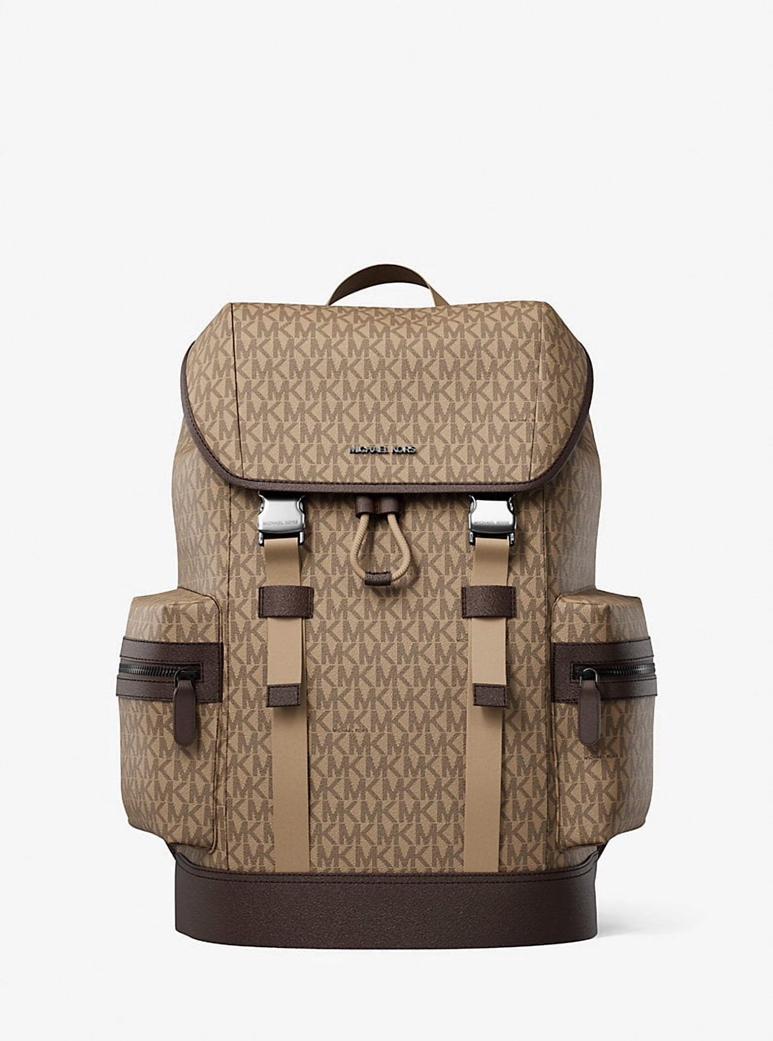 Michael Kors Men's Cooper Logo Jacquard Large Commuter Backpack Michael Kors Men's Cooper Logo Jacquard Large Commuter Backpack