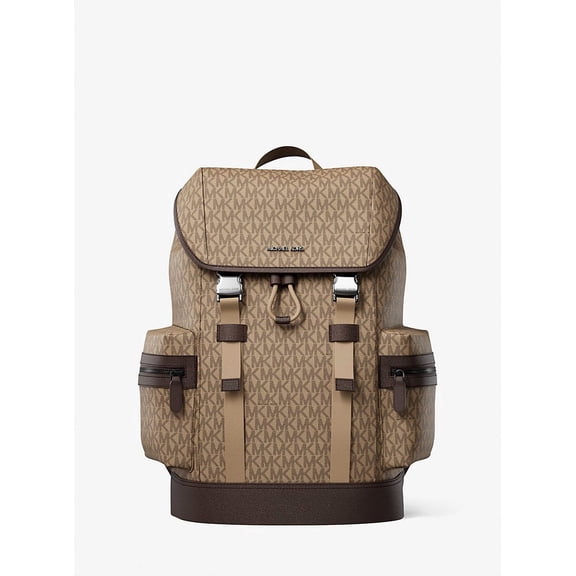 Michael Kors Outlet Cooper Logo Backpack - Camel