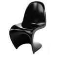 thumbnail image 2 of Heavenly Collection Shinny Plastic Dining Chairs SET OF 4, 2 of 4