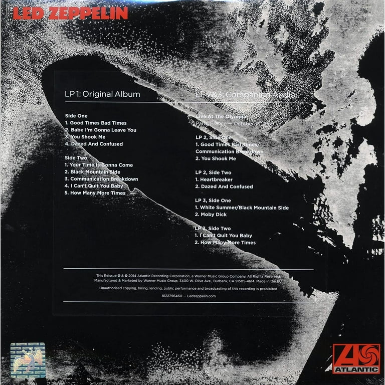 VINILO LED ZEPPELIN/ LED ZEPPELIN 1LP