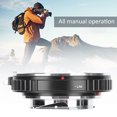thumbnail image 4 of Lens Adapter Ring Lens Installing Mount Aluminium Alloy Lens Adapter Ring Lens Adapter Ring For  Fikaz Mounting Lens Adapter Ring For  EF Mount Lenses To For  M Mount Camera, 4 of 8