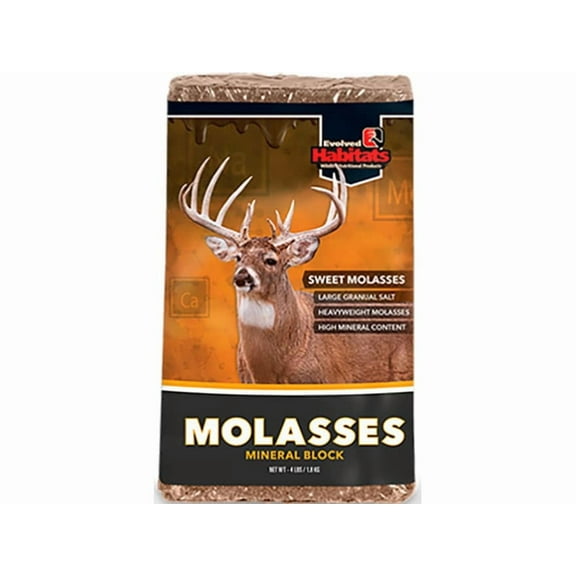 Evolved Habitats Molasses Deer Supplement Block 4 lb