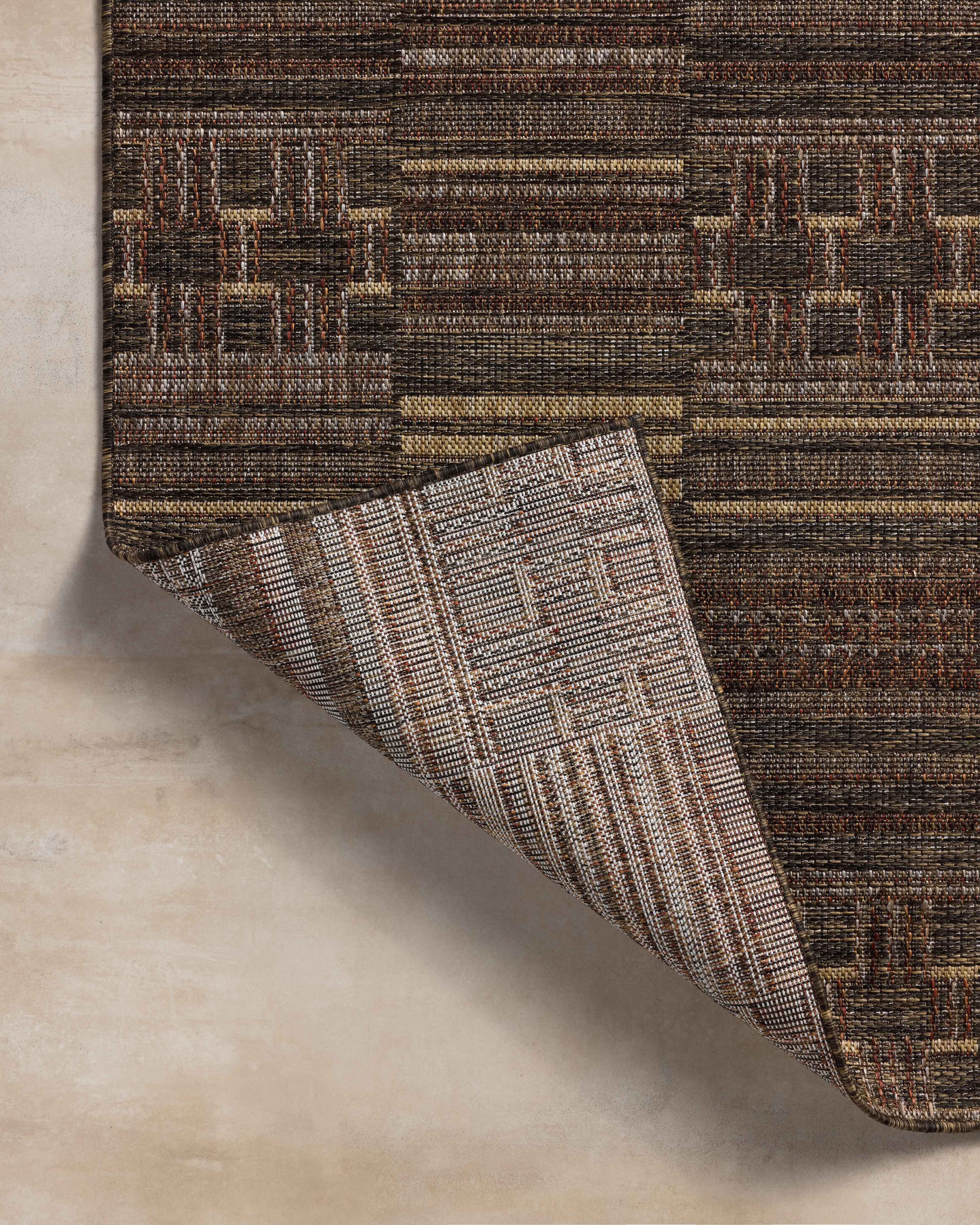Loloi Birch Spice / Tobacco 5' x 7'-3" Indoor/Outdoor Area Rug