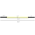 thumbnail image 7 of Resenkos 7.2ft Olympic Weight Bar, with Rotating Sleeves & Non-Slip Knurling Grip, 1500lbs Weight Capacity, Yellow, Heavy-Duty, 7 of 7