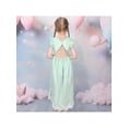 thumbnail image 5 of Flower Girls Dress Green Hi-lo Lace Tassel V Back Princess Wedding Formal 10 Years, 5 of 8