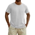 thumbnail image 2 of yillto Men Big and Tall Shirts Quick Dry Lightweight Athletic Running Tshirts Summer Breathable Tees, 2 of 7