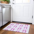 thumbnail image 5 of Addison Rugs Premium Washable Super Soft Coastal Seahorse Mayfield Rug Pink - 1' 8" x 2' 6" - Rectangle, 5 of 5