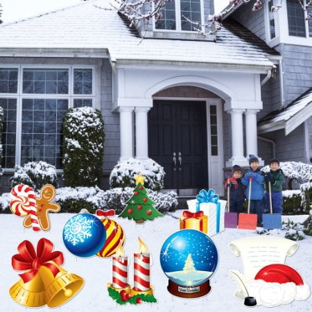 Christmas Snow Globes Yard Decoration Walmart