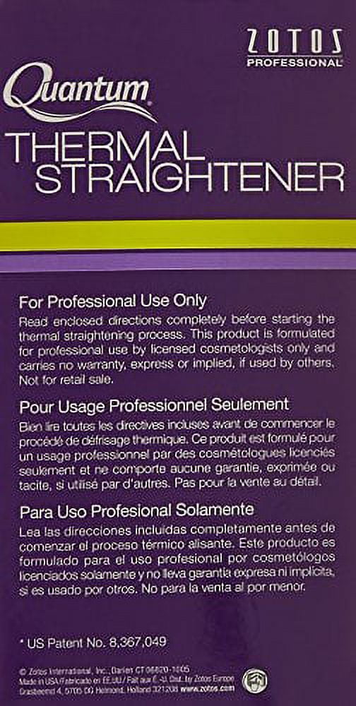 Zotos Quantum Thermal Straightener Normal Resistant Formula