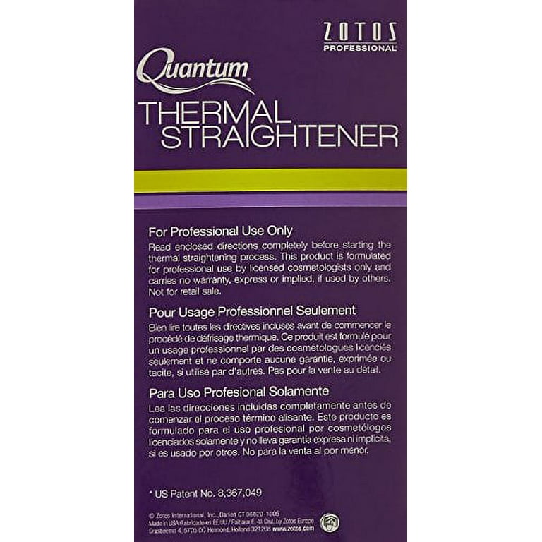 Zotos Quantum Thermal Straightener Normal Resistant Formula